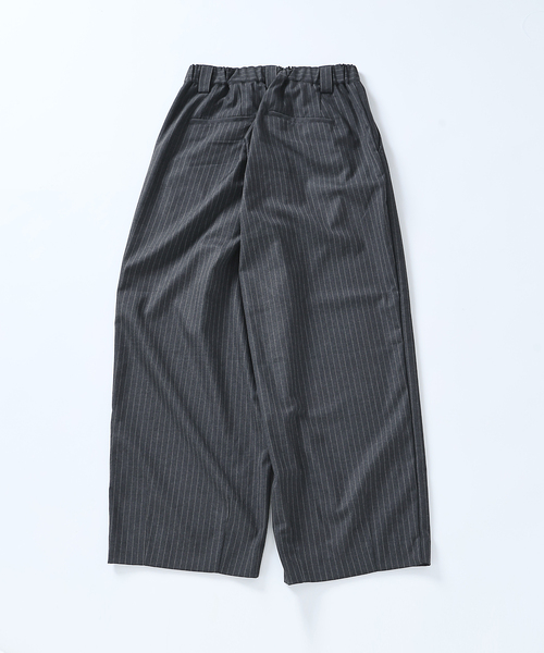 【25AW】UNDERCOVER ツイルワイドスラックス TR モダン ツイル ワイド スラックス / ストライプ / 無地（スラックス