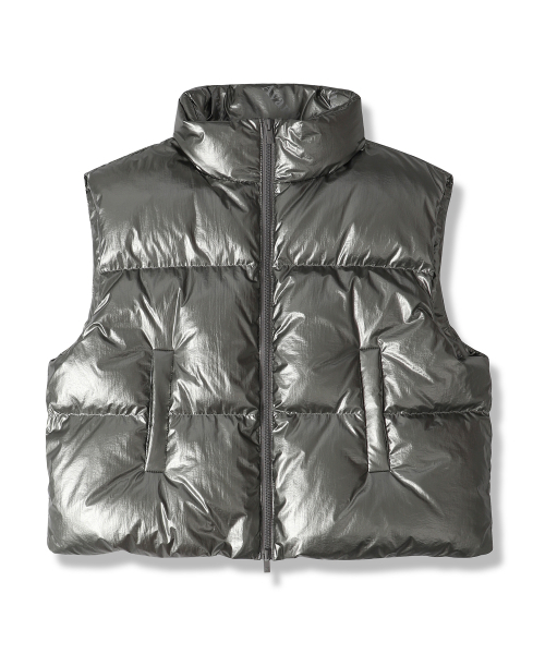 AVANDRESS(アバンドレス )の「Siberia Duck Stella Crop Vest IVORY(ダウンベスト・レディース・アイボリー・FREE)」の7枚目の写真