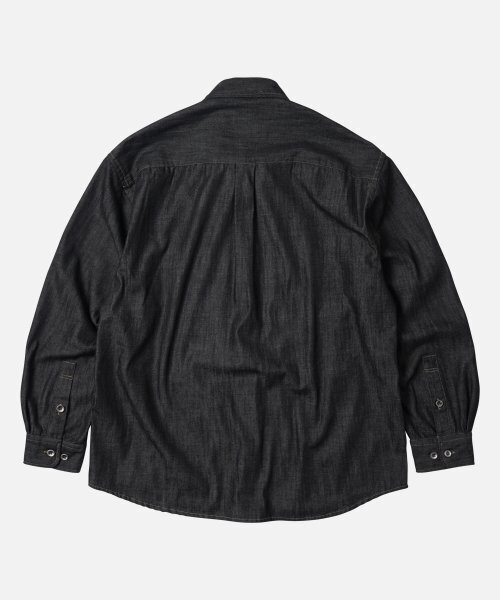 FRIZMWORKS(フリズムワークス)の「DENIM CARPENTER POCKET WORK SHIRT _ BLACK(シャツ/ブラウス・メンズ・その他・SMALL/MEDIUM/LARGE/X-LARGE)」の3枚目の写真