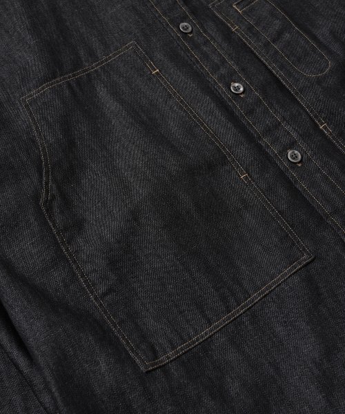 FRIZMWORKS(フリズムワークス)の「DENIM CARPENTER POCKET WORK SHIRT _ BLACK(シャツ/ブラウス・メンズ・その他・SMALL/MEDIUM/LARGE/X-LARGE)」の5枚目の写真