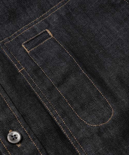 FRIZMWORKS(フリズムワークス)の「DENIM CARPENTER POCKET WORK SHIRT _ BLACK(シャツ/ブラウス・メンズ・その他・SMALL/MEDIUM/LARGE/X-LARGE)」の6枚目の写真