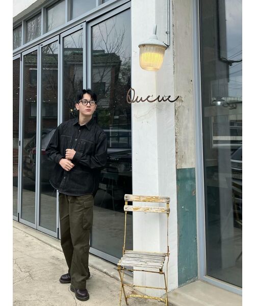 FRIZMWORKS(フリズムワークス)の「DENIM CARPENTER POCKET WORK SHIRT _ BLACK(シャツ/ブラウス・メンズ・その他・SMALL/MEDIUM/LARGE/X-LARGE)」の10枚目の写真