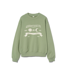 Kijun（キジュン）の「Sun Moon Pullover UNISEX Green（スウェット）」