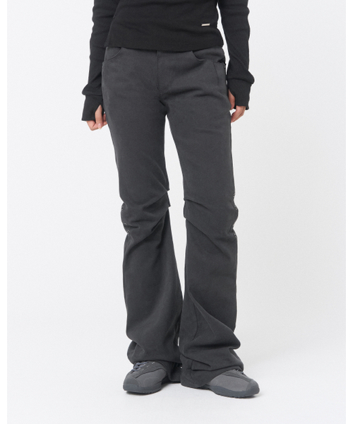 Miseki SEOUL(ミセキソウル)の「Shifted snap pants CHARCOAL(その他パンツ・レディース・その他・1/2)」の1枚目の写真