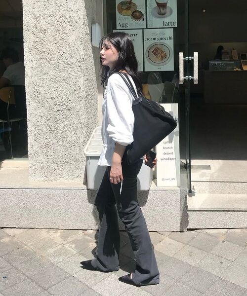 Miseki SEOUL(ミセキソウル)の「Shifted snap pants CHARCOAL(その他パンツ・レディース・その他・1/2)」の5枚目の写真