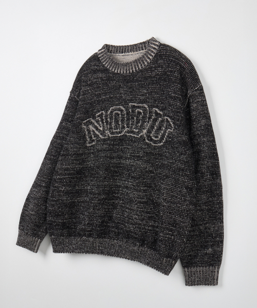 NODU（ノードユー）の「ロゴリングラウンドニット[ブラック]（ニット/セーター・メンズ・その他・MEDIUM/LARGE）」の5枚目の写真
