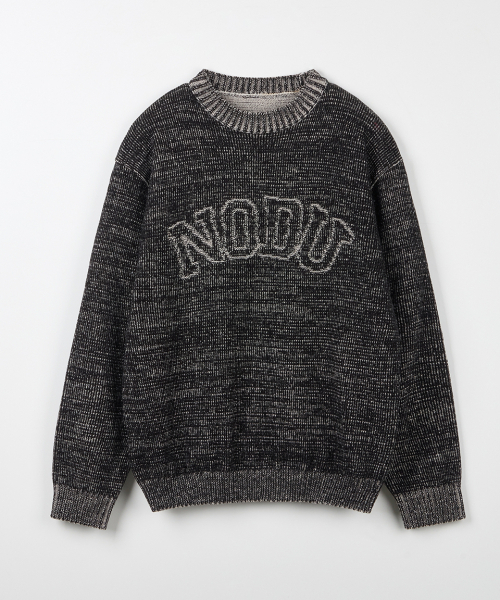 NODU（ノードユー）の「ロゴリングラウンドニット[ブラック]（ニット/セーター・メンズ・その他・MEDIUM/LARGE）」の6枚目の写真