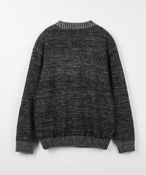 NODU（ノードユー）の「ロゴリングラウンドニット[ブラック]（ニット/セーター・メンズ・その他・MEDIUM/LARGE）」の7枚目の写真