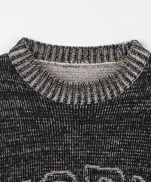 NODU（ノードユー）の「ロゴリングラウンドニット[ブラック]（ニット/セーター・メンズ・その他・MEDIUM/LARGE）」の8枚目の写真