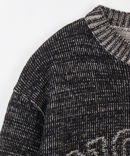 NODU（ノードユー）の「ロゴリングラウンドニット[ブラック]（ニット/セーター・メンズ・その他・MEDIUM/LARGE）」の10枚目の写真