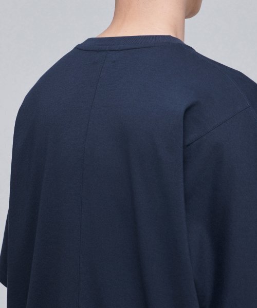 MUSINSA STANDARD（ムシンサスタンダード）の「フォンテドルマンスリーブオーバーサイズ半袖Tシャツ[ネイビー]（Tシャツ/カットソー・メンズ・その他・SMALL/MEDIUM/LARGE/X-LARGE/XX-LARGE/XXX-LARGE）」の8枚目の写真