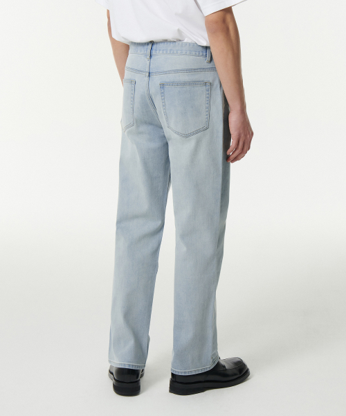 MUSINSA STANDARD（ムシンサスタンダード）の「[クールタンダード] ストレートデニムパンツ [ブリーチ]（デニムパンツ・メンズ・その他・28/29/32/30/31/33/26/27/38/36/34）」の7枚目の写真