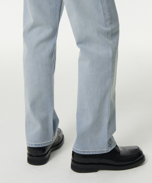 MUSINSA STANDARD（ムシンサスタンダード）の「[クールタンダード] ストレートデニムパンツ [ブリーチ]（デニムパンツ・メンズ・その他・28/29/32/30/31/33/26/27/38/36/34）」の3枚目の写真