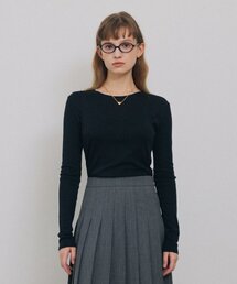 LAYERED LONG SLEEVE T-SHIRT BLACK
