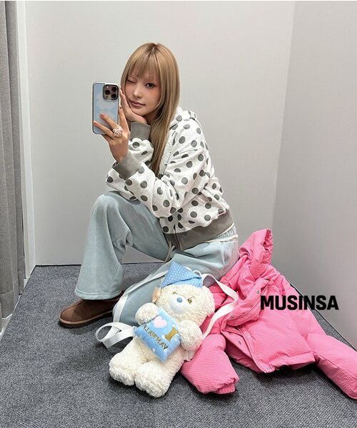 YOUHEE(ユヒ)の「SORBET PUFFER PINK(ダウンジャケット/コート・レディース・その他・FREE)」の15枚目の写真