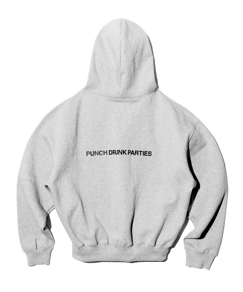 PUNCH DRUNK PARTIES（パンチドランクパーティーズ）の「Circle Logo Oversized Hoodie (GRAY)（パーカー・メンズ・その他・1/2/0/3）」の7枚目の写真