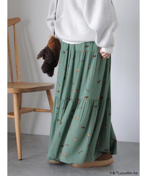 ehka sopo(エヘカソポ)の「STARWARS/総柄スカート(スカート・レディース・ベージュ/ブラック/カーキ・F)」の10枚目の写真