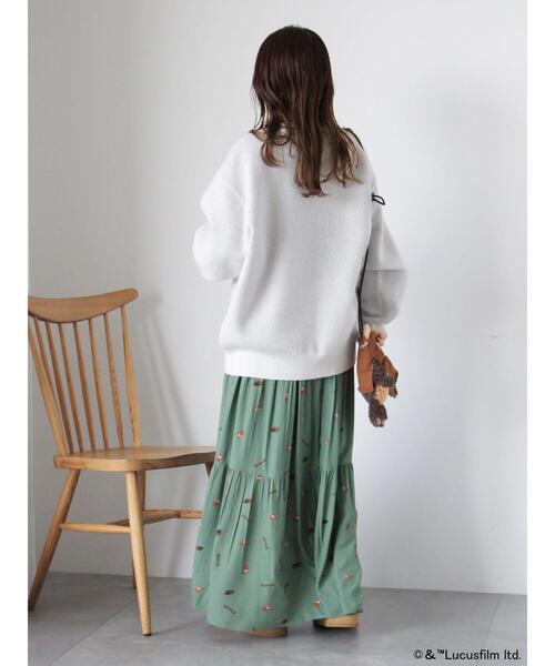 ehka sopo(エヘカソポ)の「STARWARS/総柄スカート(スカート・レディース・ベージュ/ブラック/カーキ・F)」の16枚目の写真