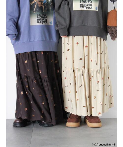 ehka sopo(エヘカソポ)の「STARWARS/総柄スカート(スカート・レディース・ベージュ/ブラック/カーキ・F)」の17枚目の写真