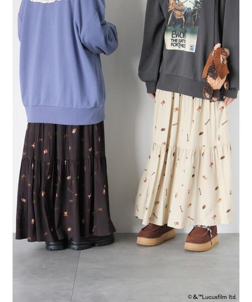 ehka sopo(エヘカソポ)の「STARWARS/総柄スカート(スカート・レディース・ベージュ/ブラック/カーキ・F)」の19枚目の写真