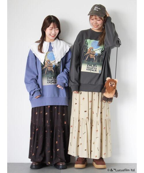 ehka sopo(エヘカソポ)の「STARWARS/総柄スカート(スカート・レディース・ベージュ/ブラック/カーキ・F)」の20枚目の写真