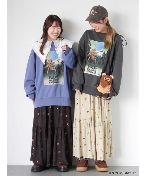 ehka sopo(エヘカソポ)の「STARWARS/総柄スカート(スカート・レディース・ベージュ/ブラック/カーキ・F)」の22枚目の写真