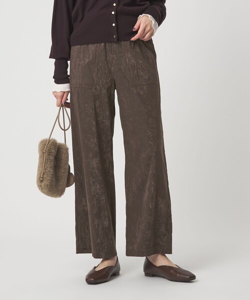 セール】フィブリルサテン パンツ（その他パンツ）｜green label