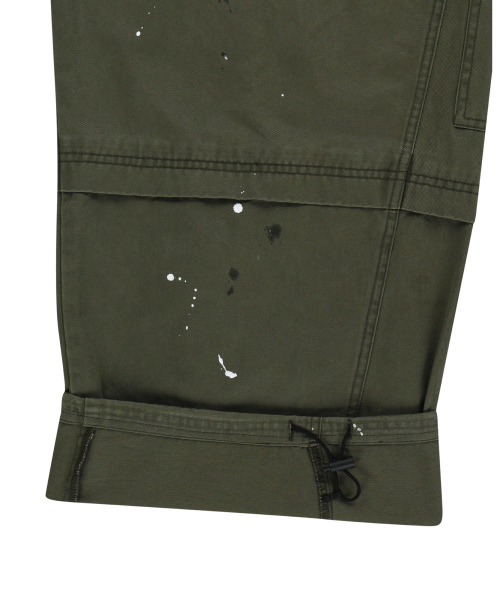 AAKAM（アーカム）の「Painted Military Cargo Pants (Khaki)（その他