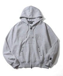 STARTER BLACK LABEL（スターターブラックレーベル）の「【STARTER /スターター】裏起毛 フリンジワッペン ジップアップパーカー（パーカー）」