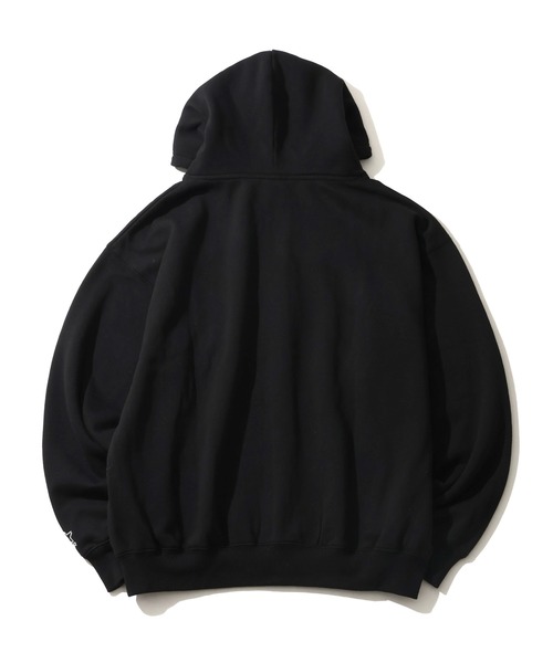 STARTER BLACK LABEL（スターターブラックレーベル）の「【STARTER /スターター】裏起毛 フリンジワッペン ジップアップパーカー（パーカー・メンズ・ブラウン/カモフラージュ/ホワイト系/ブラック・M/L/XL）」の15枚目の写真