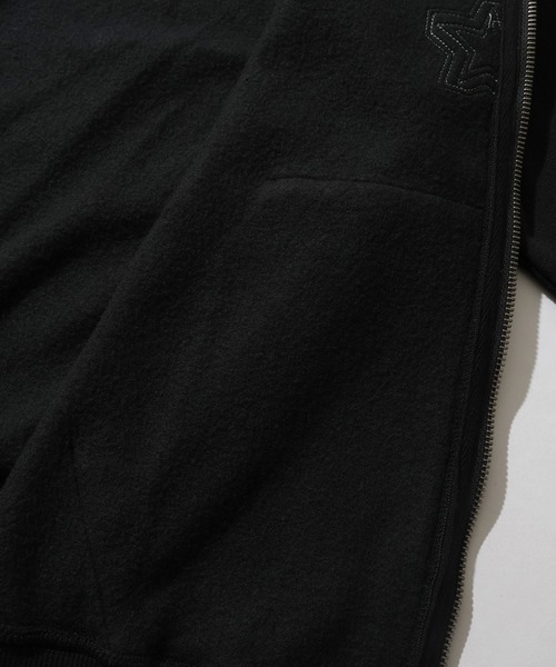 STARTER BLACK LABEL（スターターブラックレーベル）の「【STARTER /スターター】裏起毛 フリンジワッペン ジップアップパーカー（パーカー・メンズ・ブラウン/カモフラージュ/ホワイト系/ブラック・M/L/XL）」の10枚目の写真