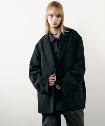 AFF AIVER（エイエフエフアイバー）の「AFF AIVER　ワイドスリーブエアリーテーラードジャケット（テーラードジャケット）」