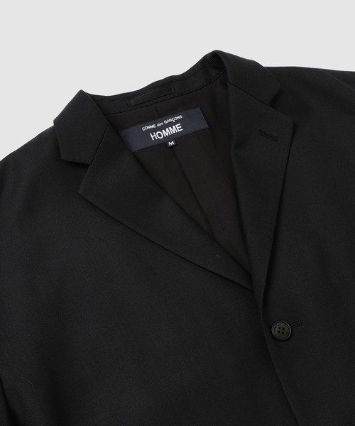COMME des GARCONS HOMME(コム デ ギャルソン・オム)の「WOOL GABARDINE TAILORED JACKET(テーラードジャケット・メンズ・ネイビー/ブラック/チャコールグレー・S/L/M/XS)」の11枚目の写真