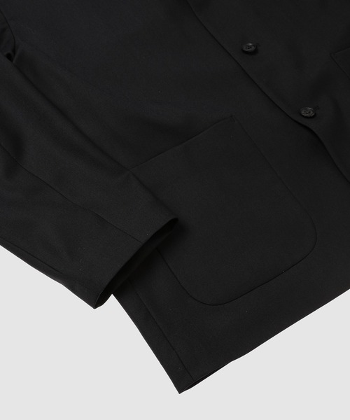 COMME des GARCONS HOMME(コム デ ギャルソン・オム)の「WOOL GABARDINE TAILORED JACKET(テーラードジャケット・メンズ・ネイビー/ブラック/チャコールグレー・S/L/M/XS)」の4枚目の写真