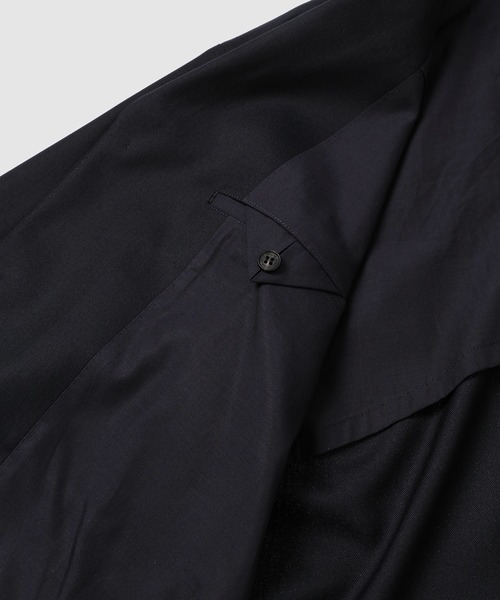 COMME des GARCONS HOMME(コム デ ギャルソン・オム)の「WOOL GABARDINE TAILORED JACKET(テーラードジャケット・メンズ・ネイビー/ブラック/チャコールグレー・S/L/M/XS)」の7枚目の写真