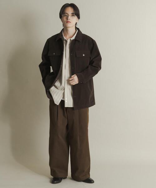 SENSE OF PLACE by URBAN RESEARCH（センスオブプレイスバイアーバンリサーチ）の「ボリュームタックワイドパンツ（その他パンツ・メンズ・アイボリー/ブラック/ブラウン・MEDIUM/LARGE）」の15枚目の写真