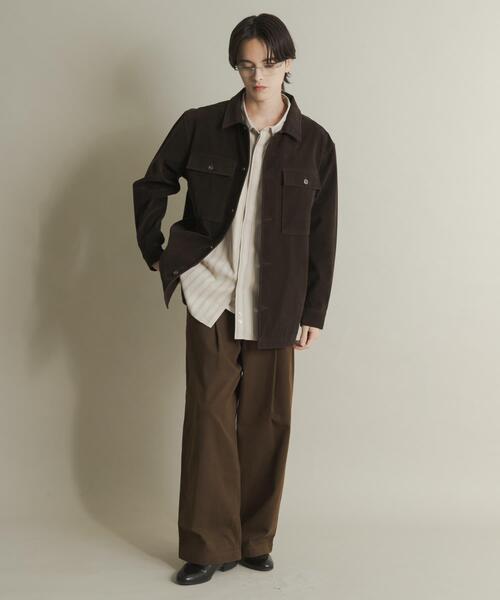 SENSE OF PLACE by URBAN RESEARCH（センスオブプレイスバイアーバンリサーチ）の「ボリュームタックワイドパンツ（その他パンツ・メンズ・アイボリー/ブラック/ブラウン・MEDIUM/LARGE）」の16枚目の写真