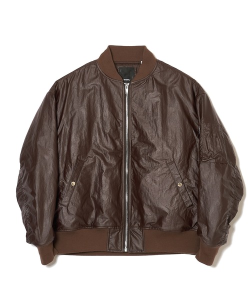 MSML(エムエスエムエル)の「GLOSSY MA1 JACKET(MA-1・メンズ・ブラック・S/M/L/XL)」の12枚目の写真