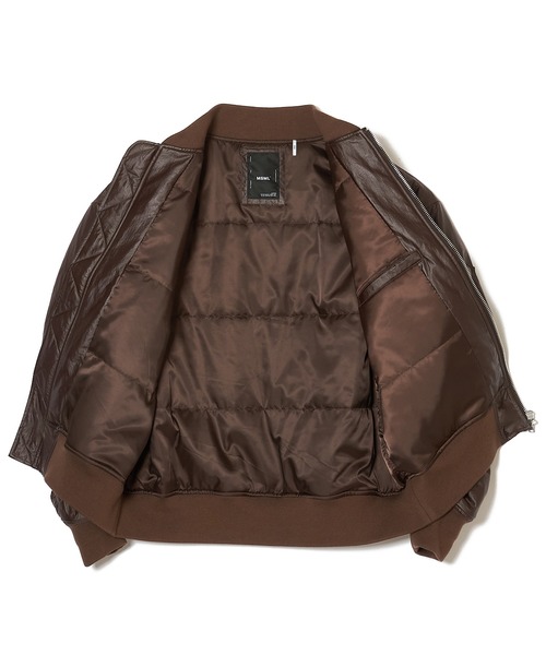 MSML(エムエスエムエル)の「GLOSSY MA1 JACKET(MA-1・メンズ・ブラック・S/M/L/XL)」の14枚目の写真