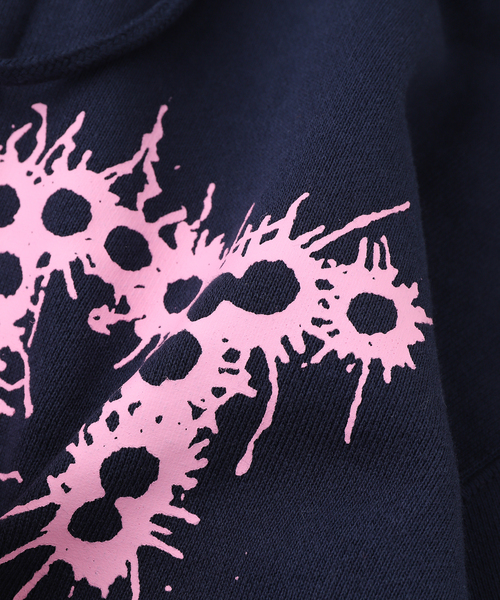 BOTT（ボット）の「BoTT / ボット BANG LOGO ZIP HOODIE（パーカー・メンズ・ネイビー/ブラウン/レッド・SMALL/MEDIUM/LARGE）」の9枚目の写真