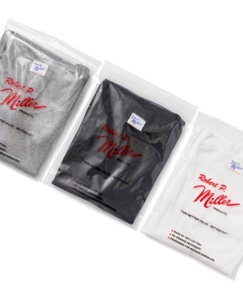 MILLER(ミラー)の「Robert P. Miller / パネルリブタンクトップ / 110C(タンクトップ・メンズ・ホワイト/ブラウン/ブラック/グレー/ブラック系その他・MEDIUM/LARGE/X-LARGE)」の6枚目の写真