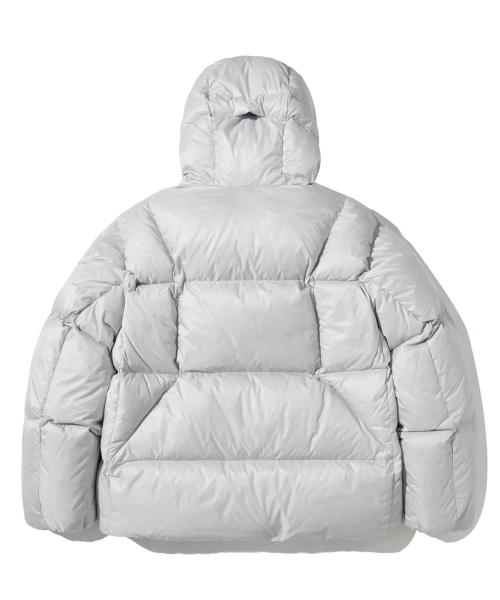 PHYPS MOTORCYCLE(フィップスモーターサイクル)の「H-Tech Dimensional Down Puffer Jacket Light Gray(ダウンジャケット/コート・レディース・その他・SMALL/MEDIUM/LARGE/X-LARGE)」の3枚目の写真