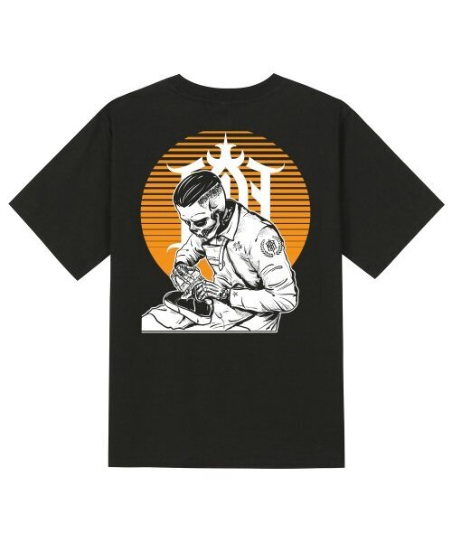 KAN6312(カン6312)の「KTB0155 カンカスタム ワーカー 半袖Tシャツ - ブラック(Tシャツ/カットソー・メンズ・その他・SMALL/MEDIUM/LARGE/X-LARGE)」の1枚目の写真