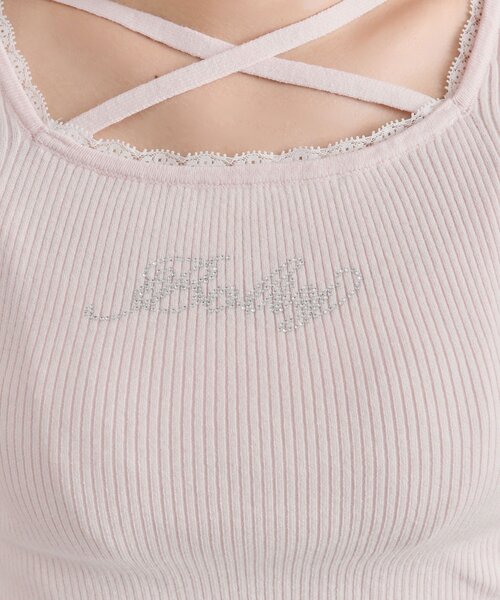 OLIVE des OLIVE（オリーブデオリーブ）の「袖ファートップス（ニット/セーター・レディース・ライトグレー/ブラック/オフホワイト/ピンク・FREE）」の7枚目の写真