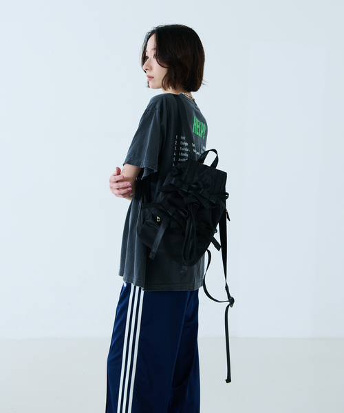 Casselini(キャセリーニ)の「【Casselini / キャセリーニ】ミニリボンバックパック(バックパック/リュック・レディース・レッド/ブラウン/ブラック/シルバー・フリー)」の5枚目の写真