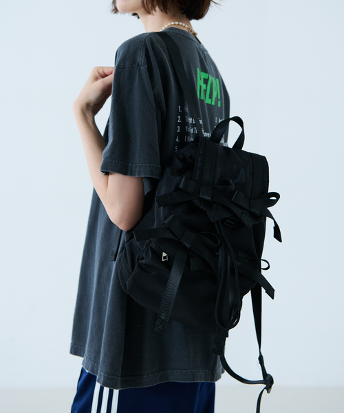 Casselini(キャセリーニ)の「【Casselini / キャセリーニ】ミニリボンバックパック(バックパック/リュック・レディース・レッド/ブラウン/ブラック/シルバー・フリー)」の6枚目の写真