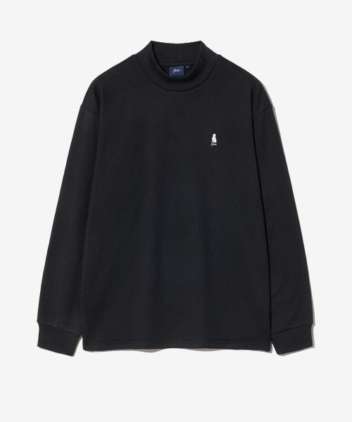 YALE(イェール)の「ソフトフリースモックネックロングスリーブ_ブラック(Tシャツ/カットソー・レディース・その他・X-SMALL/SMALL/MEDIUM)」の1枚目の写真