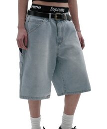 suade（スエード）の「CARPENTER DENIM SHORTS [LIGHT BLUE]（その他パンツ）」