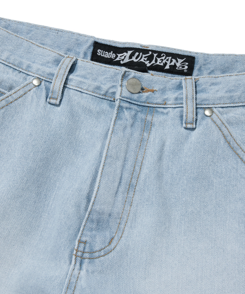 suade（スエード）の「CARPENTER DENIM SHORTS [LIGHT BLUE]（その他パンツ・レディース・その他・MEDIUM/SMALL/LARGE）」の10枚目の写真