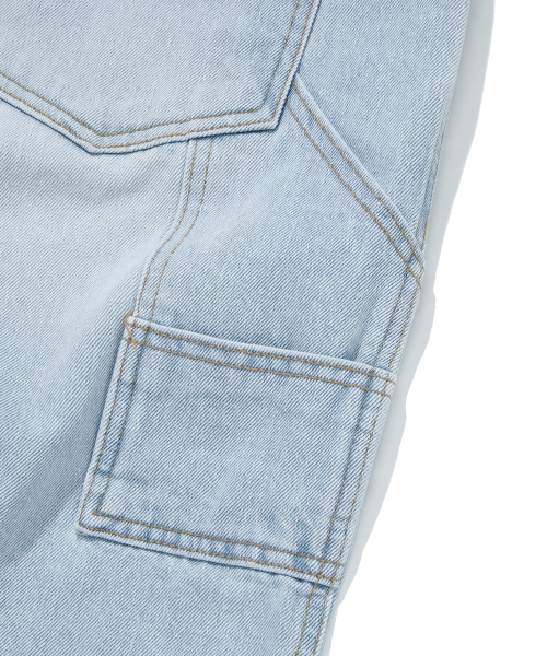 suade（スエード）の「CARPENTER DENIM SHORTS [LIGHT BLUE]（その他パンツ・レディース・その他・MEDIUM/SMALL/LARGE）」の4枚目の写真
